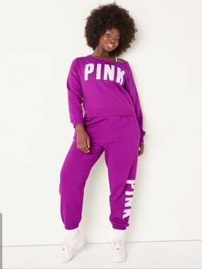 Victoria's Secret PINK Fleece Cropped Sweater